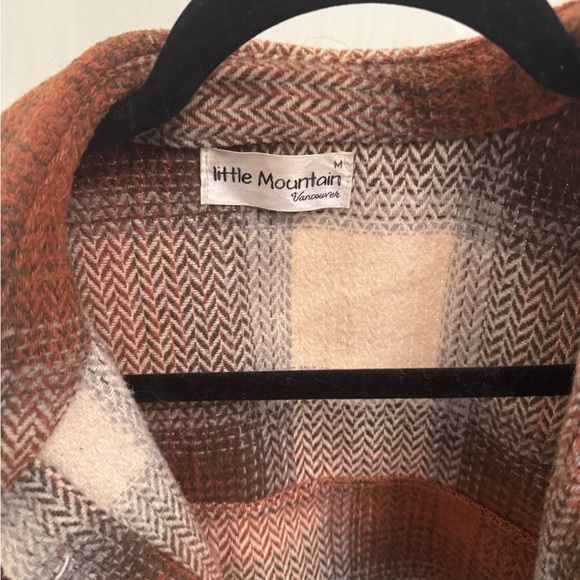 Little Mountain Brown Plaid Jacket - Picture 3 of 4